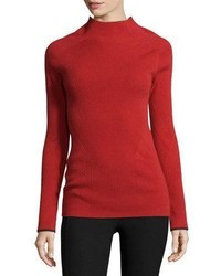 Rag & Bone Natasha Ribbed Cashmere Sweater Saffron