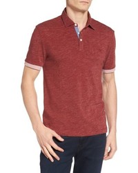 Red Chambray Polo
