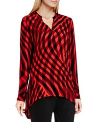Red Check Blouse