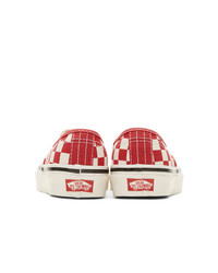 Vans Red And Off White Anaheim Factory 44dx Sneakers