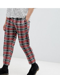 Red Check Chinos