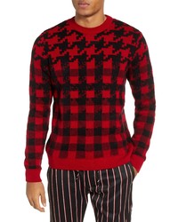 Topman Houndstooth Sweater