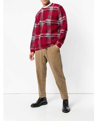 Corelate Knitted Check Sweater