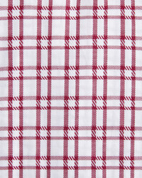 English Laundry Checked Cotton Dress Shirt Red
