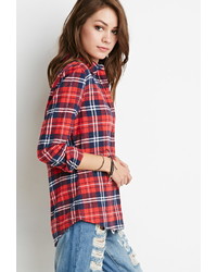 Forever 21 Classic Plaid Flannel Shirt