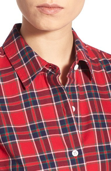 Red Check Flannel Shirt - Norvine