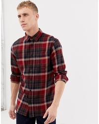 Selected Homme Check Flannel Shirt In Regular Fit