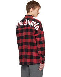 Palm Angels Red Check Shirt