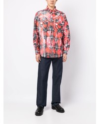Doublet Mirage Check Pattern Shirt