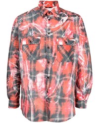 Doublet Mirage Check Pattern Shirt