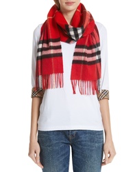 Burberry Giant Check Cashmere Scarf