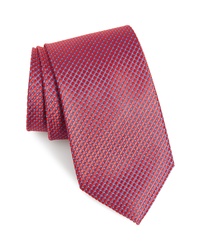 Nordstrom Men's Shop Milton Check Silk X Long Tie