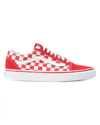 Vans Checkered Lace Up Sneakers
