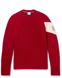 Red Chevron Sweater