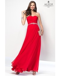 Alyce Paris Bdazzle 35827 Dress In Red