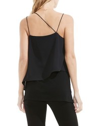 Vince Camuto Popover Mixed Media Tank