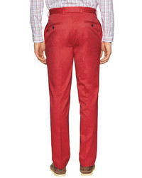 Brooks Brothers Clark Flat Front Straight Chinos