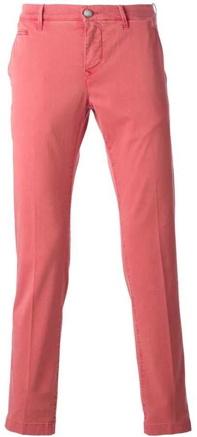 Jacob Cohen Slim Chino Trousers, $246 | farfetch.com | Lookastic