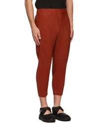 Homme Plissé Issey Miyake Red Monthly Colors December Pants