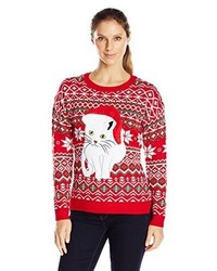 Blizzard Bay Fair Isle Kitty Ugly Christmas Sweater