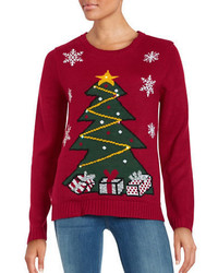 By Design Light Up Tree Ugly Christmas Sweater