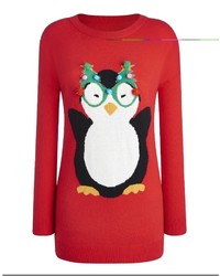 Christmas Penguin Sweater