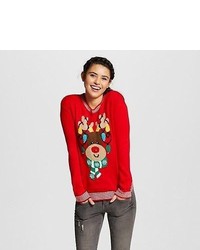 Does Not Apply Light Up Reindeer Christmas Sweater
