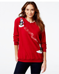 Alfred Dunner Embellished Embroidered Sweater