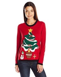 Erika Maki Christmas Tree Pullover Ugly Christmas Sweater