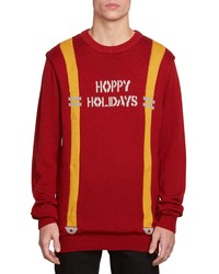 Volcom Holiday Suspenders Sweater
