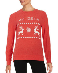 Signorelli Long Sleeve Reindeer Christmas Sweatshirt
