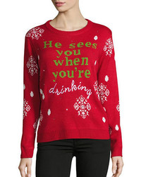 Context Text Graphic Christmas Sweater