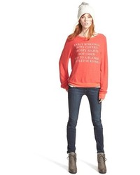 Wildfox Couture Wildfox Baggy Beach Jumper Holiday List Pullover