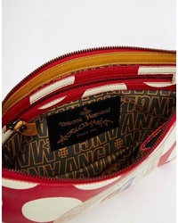 Vivienne Westwood Clutch Bag With Bunny Rabbit In Red