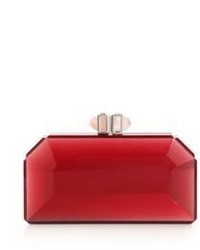 Judith Leiber Faceted Resin Box Clutch