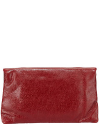 Balenciaga Giant 12 Envelope Clutch Bag Red