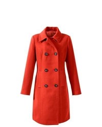 bpc selection Wool Blend Coat In Red Size 10