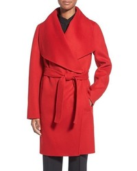 BOSS Catifa Wool Cashmere Wrap Coat