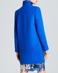 Diane von Furstenberg Coat Asymmetric Zip Front