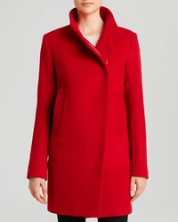 Diane von Furstenberg Coat Asymmetric Zip Front