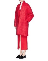 Comme Moi Oversize Wool Mohair Coat
