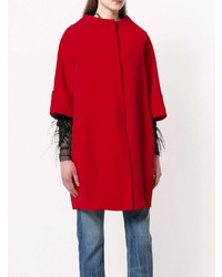 Gianluca Capannolo Cropped Sleeve Cocoon Coat