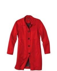 Crystal Group Merona Topper Coat Anthem Red M