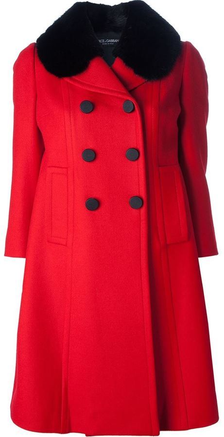 Dolce & Gabbana Double Breasted Coat, $4,058 | farfetch.com | Lookastic