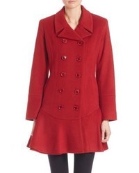 Sofia Cashmere Double Breasted Wool And Cashmere Coat