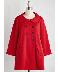East Concept Fashion Ltd Frolic With Me Coat In Red