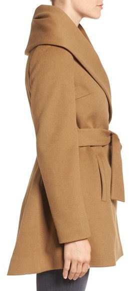 Trina turk ali hotsell wool blend wrap coat