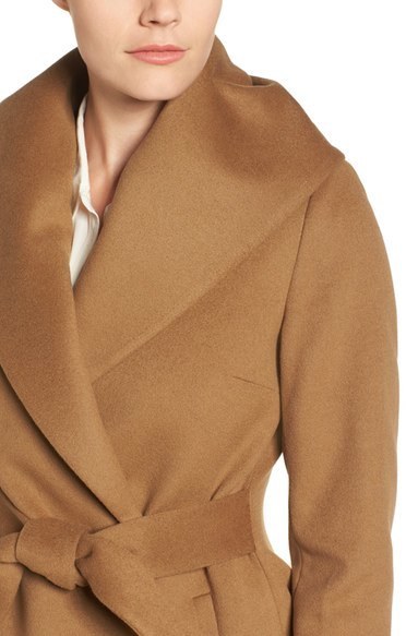 Trina turk ali outlet wool blend wrap coat