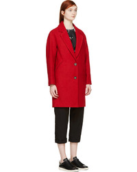 Etoile Isabel Marant Isabel Marant Etoile Red Tweed Dante Coat