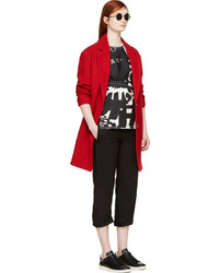 Etoile Isabel Marant Isabel Marant Etoile Red Tweed Dante Coat